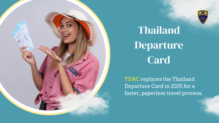 Thailand Departure Card