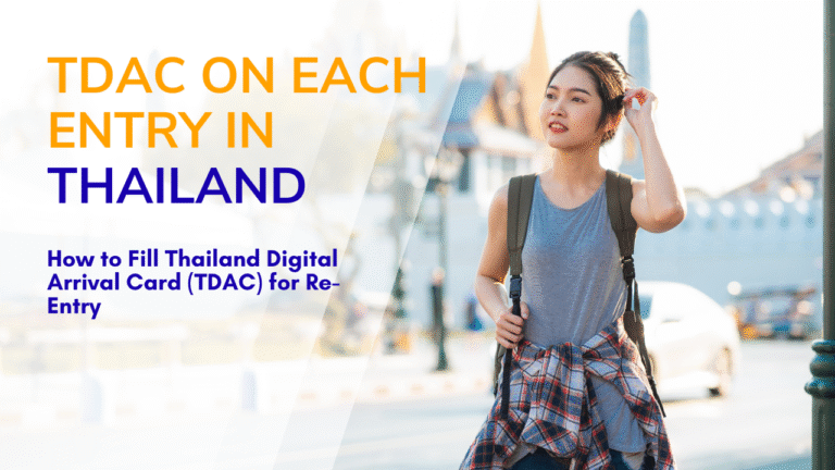 TDAC Re-Entry Form Thailand