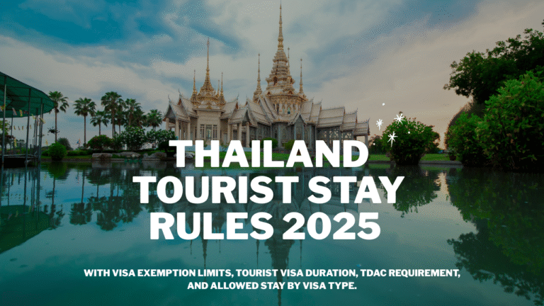 Thailand tourist stay rules 2025